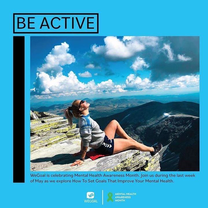 WeGoalApp1's tweet photo. WeGoal's series of How To Set Goals that Improve #MentalHealth highlights the benefits of #BeingActive🏃.  With WeGoal, you can set personal activity goals to help you track your #journey. #health #app #startup #lifestyle #positivity #productive #fitness #business #tech #healthy https://t.co/1mx2gXTJ6M