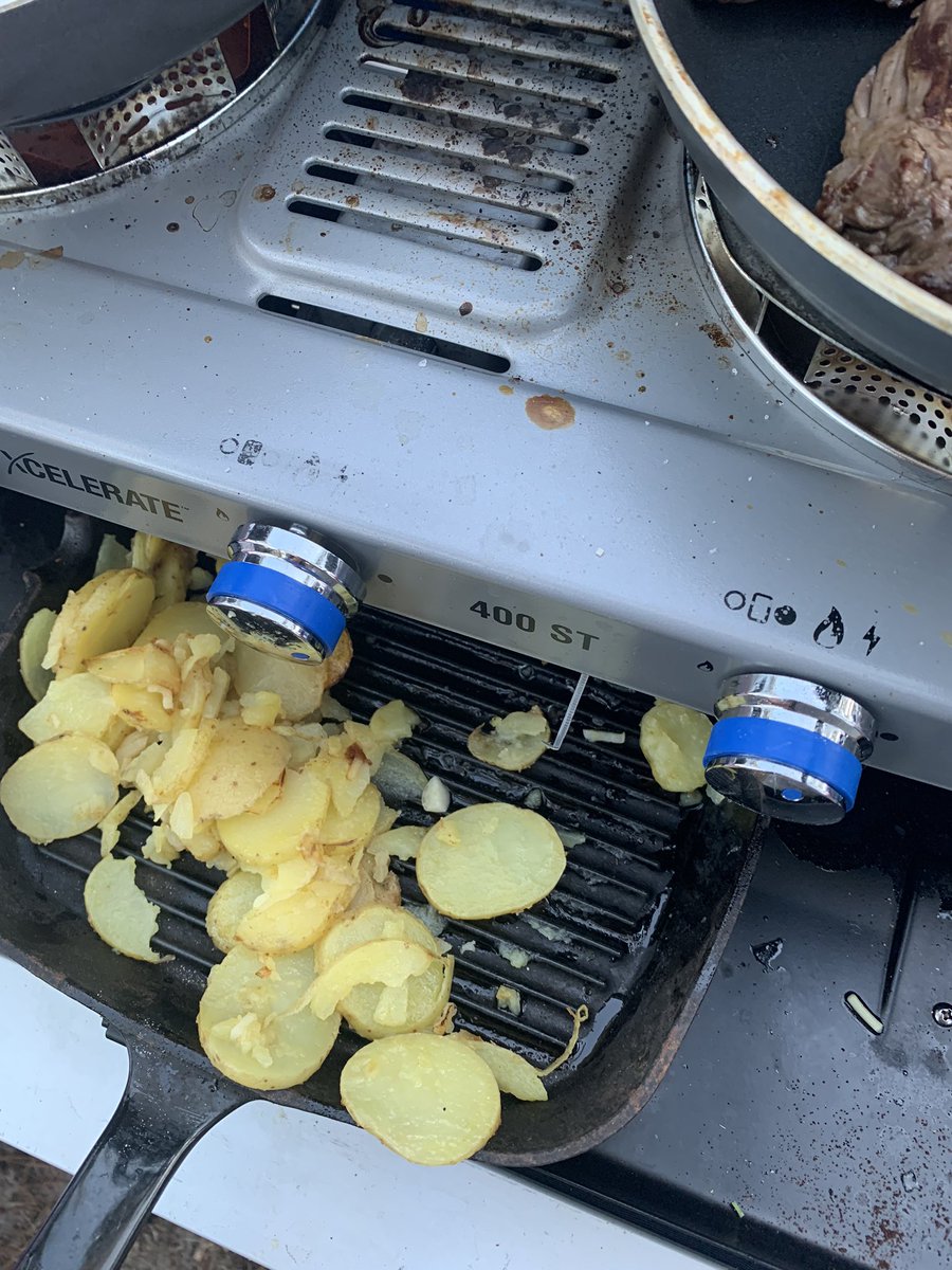 captainchefy's tweet photo. @campingaz1 also cooked all of this. https://t.co/bnVDxxmaUv