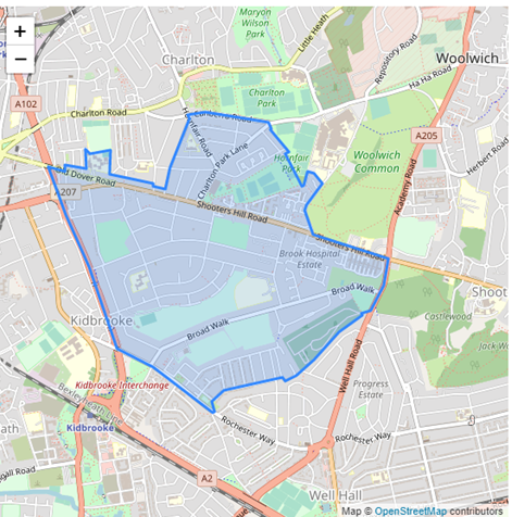 MPSKidbrookeSNT's tweet photo. The image below is the area we cover as a Safer Neighbourhood Team aswell as dropping into surrounding wards, if you see anything you feel out of place, suspicious or anything Drug &amp; ASB related please get in touch with us. https://t.co/kf5zKaW4Yw
