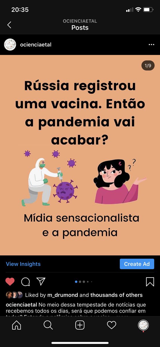 ocienciaetal's tweet photo. Olá! 
Somos alunas de biomedicina na USP e criamos o Ciência e Tal pra aproximar a ciência da população, de uma forma descomplicada e divertida!

Sigam a gente no Instagram: https://t.co/fcg7h2pASP

RT pra apoiar a ciência brasileira!!
🧪🦠🧫 https://t.co/Rw3563F7uc