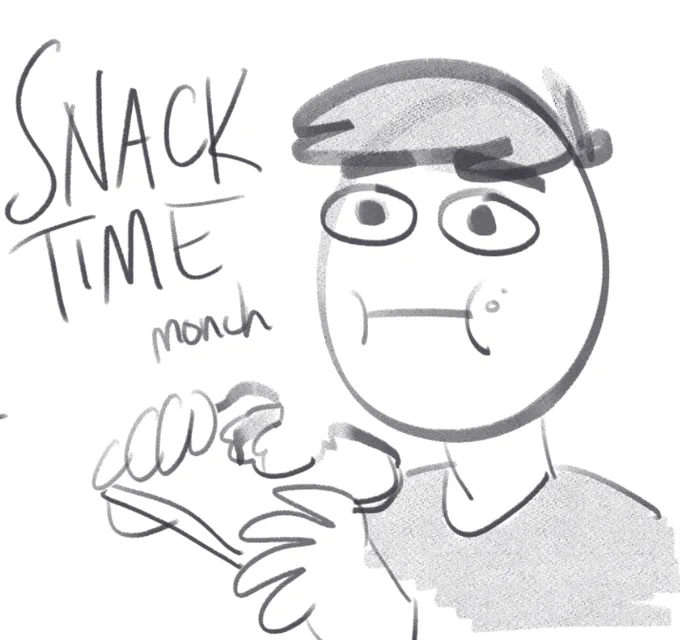 fun fact: I take a snack break halfway through every patreon saturday stream and leave the viewers a beautiful sketch to look at while I'm gone 
