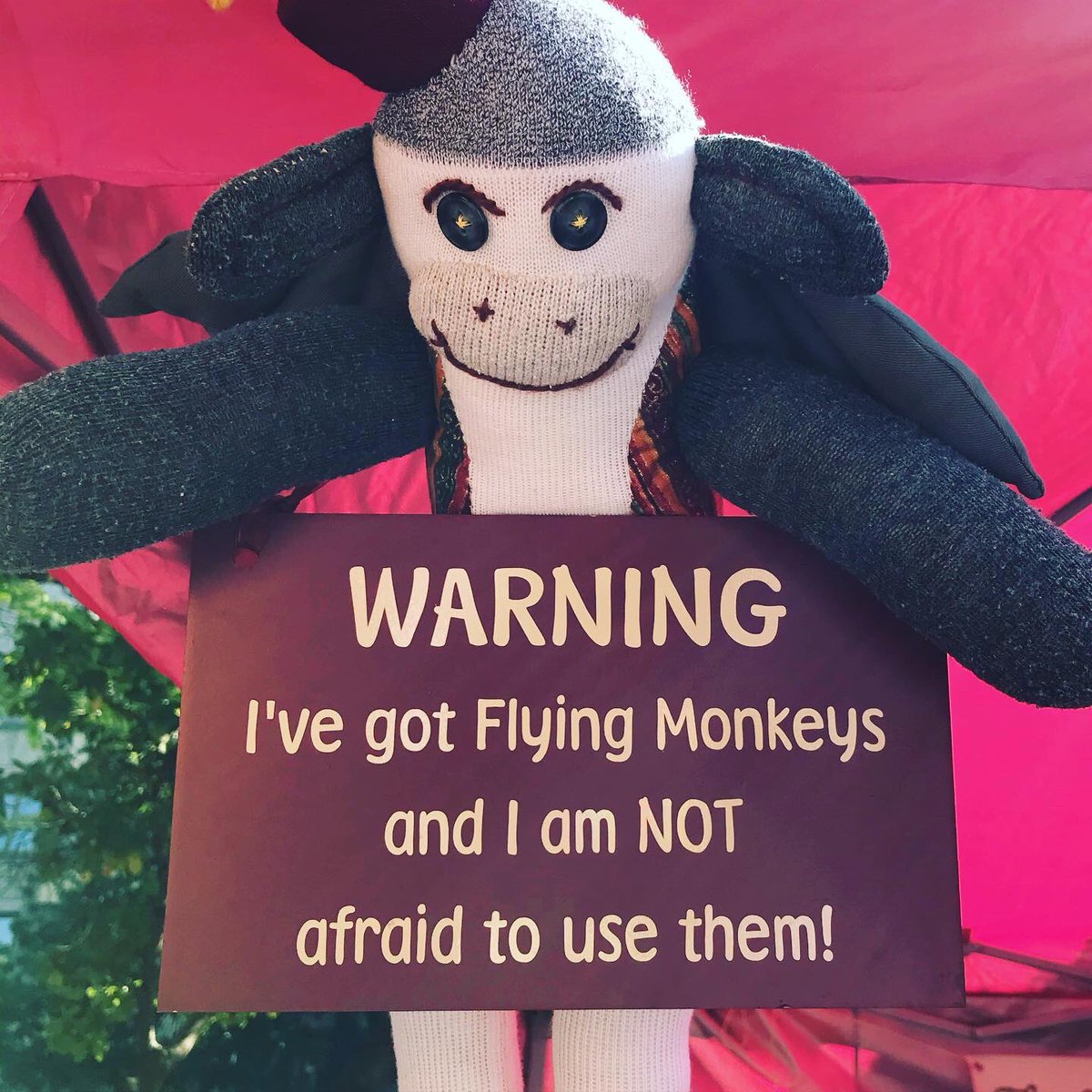 SaturdayMarket's tweet photo. Sock Monkey Lady is the best. Masks and all. In space #342 with cute cuddles and safety. 
.
.
#sockmonkey #sockmonkeysofinstagram #sockmonkeylove #flyingmonkeys https://t.co/bfqWdDhlhb