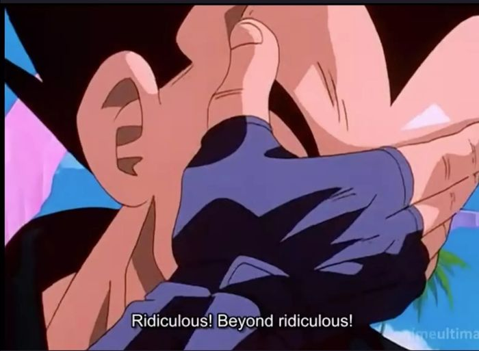 one of the few things I really liked in GT is their relationship, it flows from the end of z a bit better than say, super (though it's been some years so I may be misremembering)(also vegeta as a whole in gt is nice, in the rare glimpses we get of him)