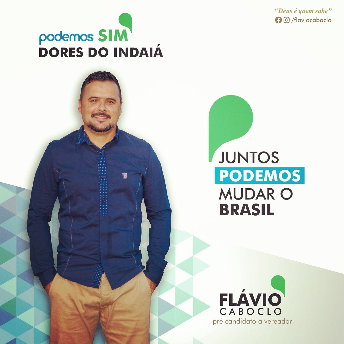 FlavioCaboclo's tweet photo. #podemossim Dores do Indaiá! Comunico minha pré candidatura ao cargo de vereador. Juntos podemos mudar o Brasil! @podemos19 @alvarodias_ https://t.co/YjsPuOMmeI