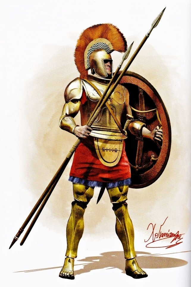 Heavily Armed Archaic Hoplite, VIII-th c. BCCyprus Hoplite, VI-th c. BC