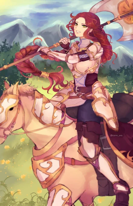 Titania for @emblemginger! I love axe mom ? 
