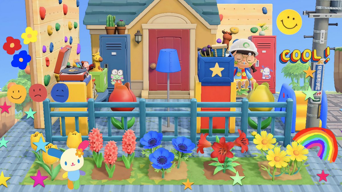 isleofbryum's tweet image. bob's lil primary colored yard nextdoor to the laundromat :0 ♥️