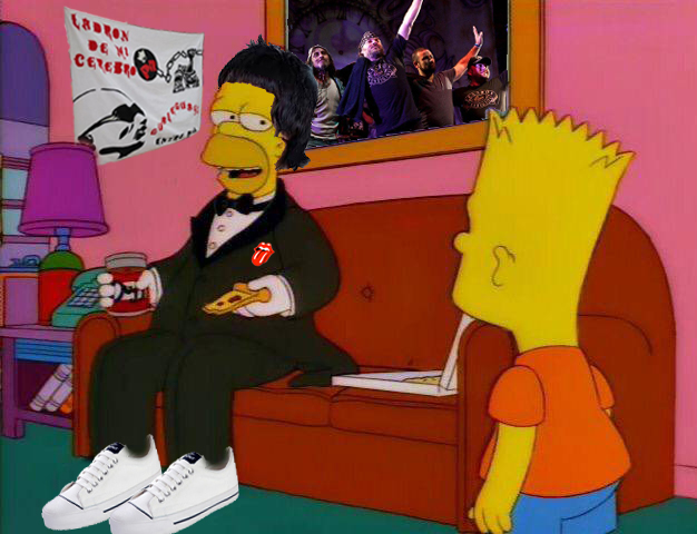 elsibito's tweet photo. -Por qué tan elegante Homero?
-Hoy toca La Renga, muchacho https://t.co/cCsTk5n0p3