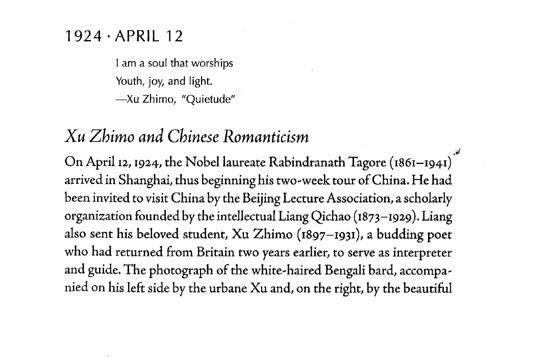 KS1729's tweet photo. When Tagore visited China in 1924, Xu Zhimo (on right) was asked to be his guide. A nice chapter on XZ in the most excellent A New Literary History of Modern China, edited by David Der-Wei Wang... https://t.co/B4XApX1jmi