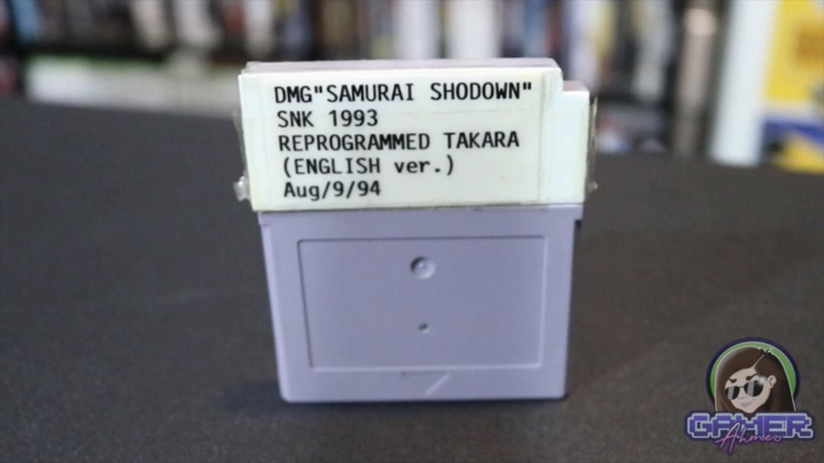 GamerAhmer's tweet photo. Another #favorite #pickup ! This #prototype #gameboy #game ! Some #samuraishodown love! #snk #videogames #nintendo #nintendogameboy #gamerahmer #gamer #games #gamingcommunity #gaming #samurai #prototypegame #prototypegames #rarenintendo https://t.co/hFsgmK321m