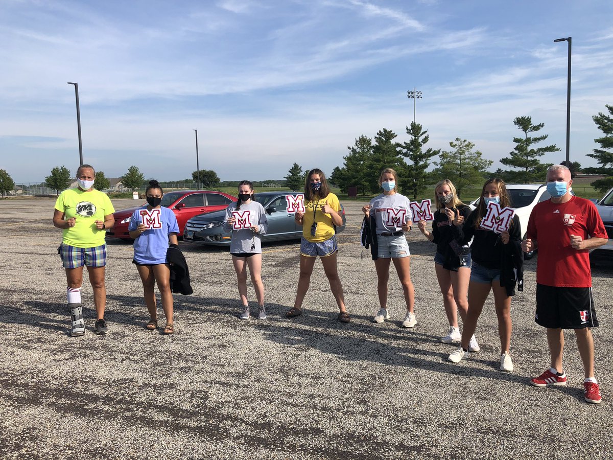 EGoLaundry's tweet photo. Finally had an opportunity to hand out some varsity letters from the 2020 “lost season”. It was so good seeing everyone again! @MTHSAthletics @mthssoccer1 @MTHSgirlsoccer https://t.co/9onZTZi38B