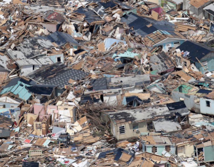 Hurricane Dorian struck the Bahamas with sustained winds of 185 mph. It was the strongest hurricane ever recorded to hit the islands.