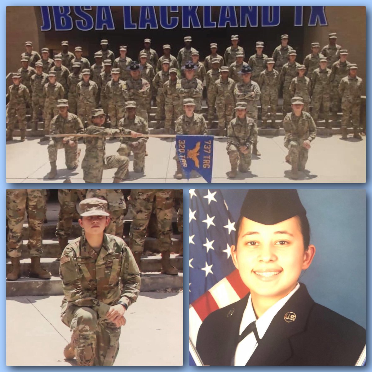 CatchAthletics's tweet photo. Huge congratulations to Airman First Class Cha-Cha Barron @chach_02 on graduating from the Air Force Basic Military Training. Extremely proud of you Chach, and thank you for your service!!!! 🤙🏽🤙🏽🇺🇸🛫 #AirmanFirstClass #USAirForce #CATCHAthlete https://t.co/o7tYCLfAHc