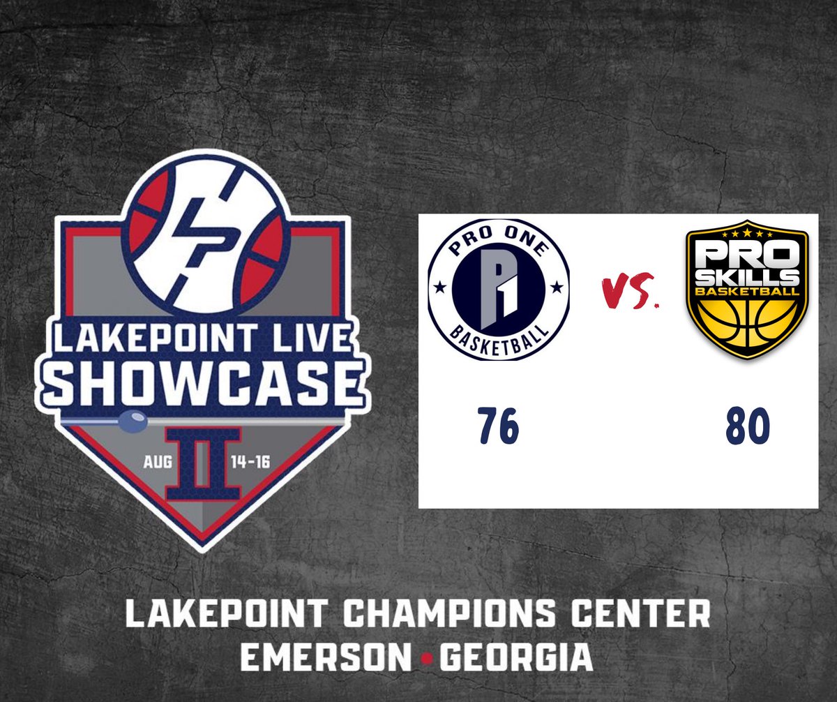 16u Final:

@PSBelite UA Rise - 80
Pro One - 76

Six players in double figures! Great team win to open the 
#LPLiveShowcase2 

Next game: 6:00 vs. Game Elite
Court 8