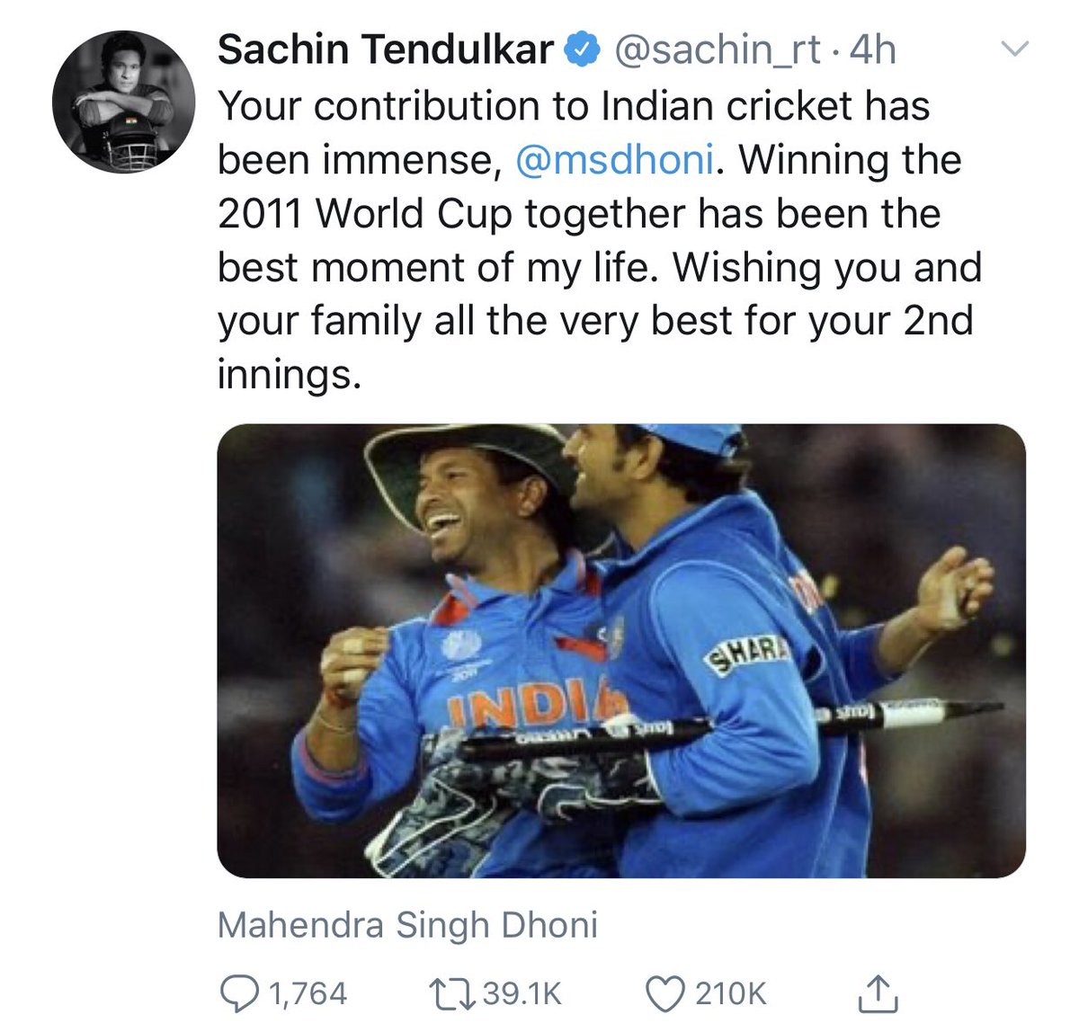 A Thread on MS Dhoni’s Bon voyage Divided by State , Language & politics.. United by  @msdhoni  #ThankYouMSDhoni  #ThankYouMahi