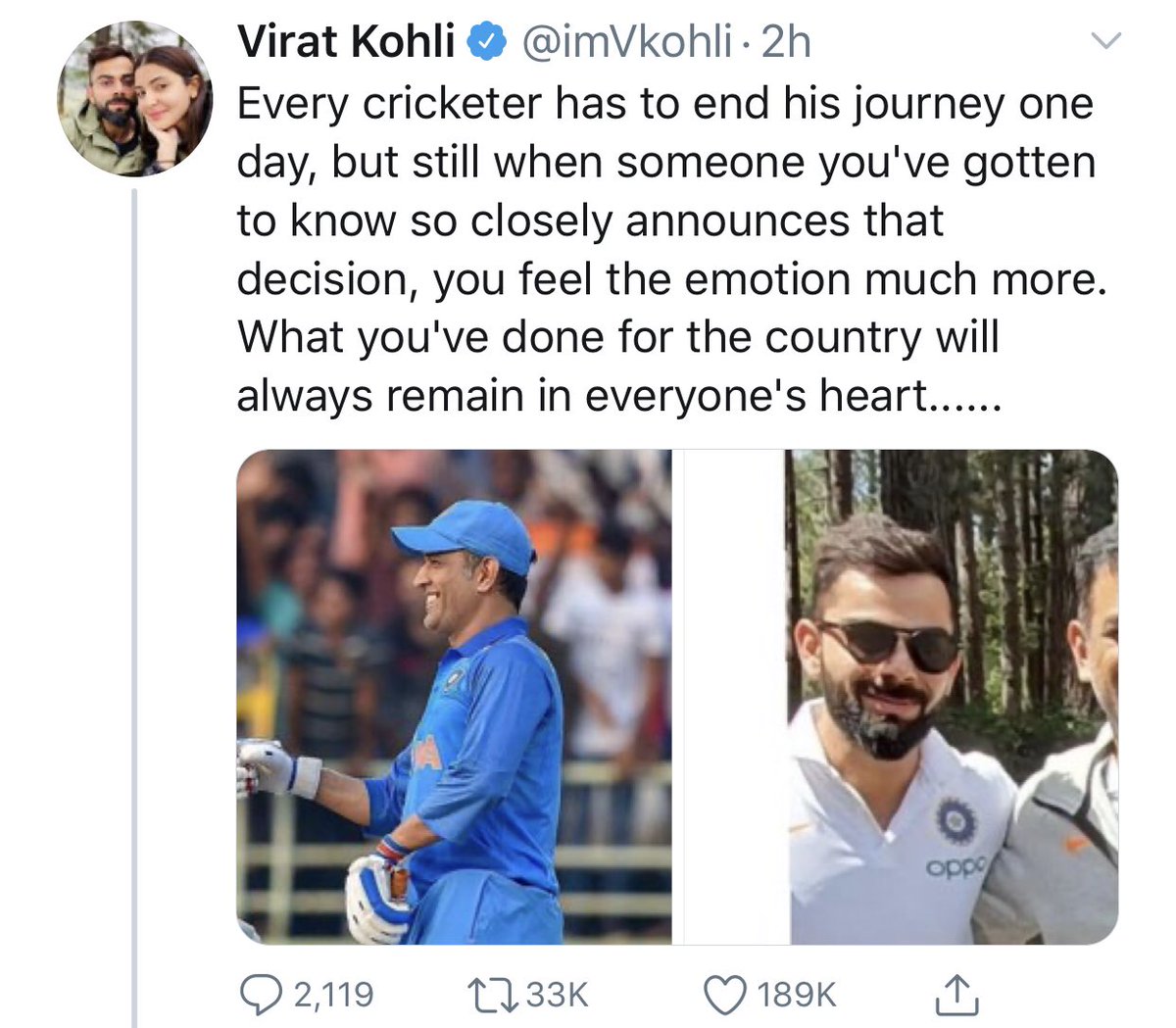 A Thread on MS Dhoni’s Bon voyage Divided by State , Language & politics.. United by  @msdhoni  #ThankYouMSDhoni  #ThankYouMahi
