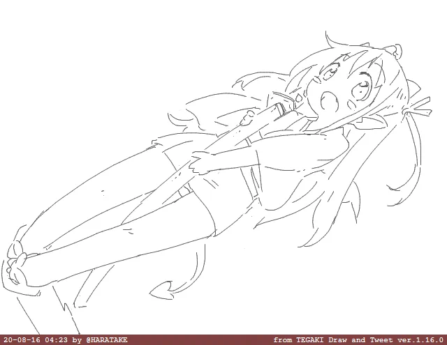 ぼくでんちゃん #tegaki_dt 