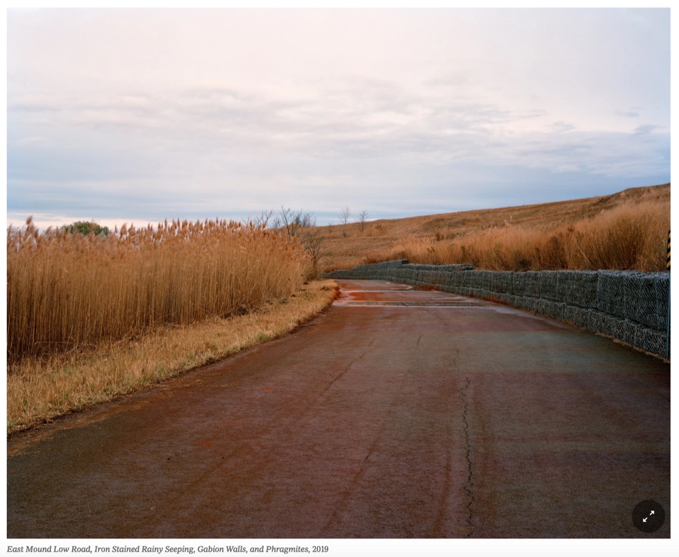RESullivanJr's tweet photo. Which photo did I like best of below-linked @nytimesmetro  pics by @jadedoskow? Hard to say. Maybe this one, of soil from New Jersey's iron-rich Pine Barrens, weeping as rains wash it down Staten Island's newest (anthro-geologically speaking) hills. https://t.co/CVNZgpq6gD https://t.co/A7hjl0aMiX