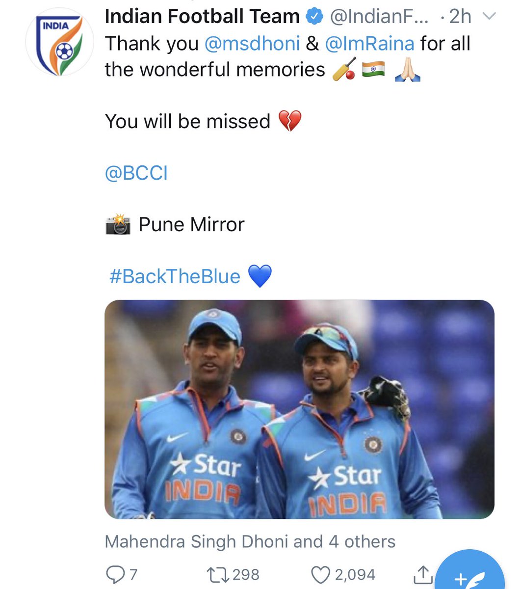 A Thread on MS Dhoni’s Bon voyage Divided by State , Language & politics.. United by  @msdhoni  #ThankYouMSDhoni  #ThankYouMahi