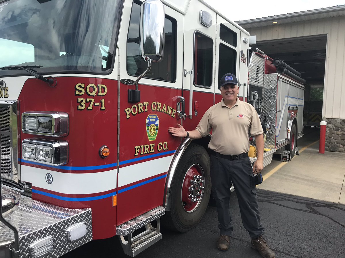 JosephAngelino's tweet photo. Today was Vol FD BBQ chicken day. Team Angelino visited 3 Vol Depts in #NY122; Guilford, Port Crane & Binghamton. Thanks for all you do to protect your communities. Great cooks, too! https://t.co/NQrdEapZNc