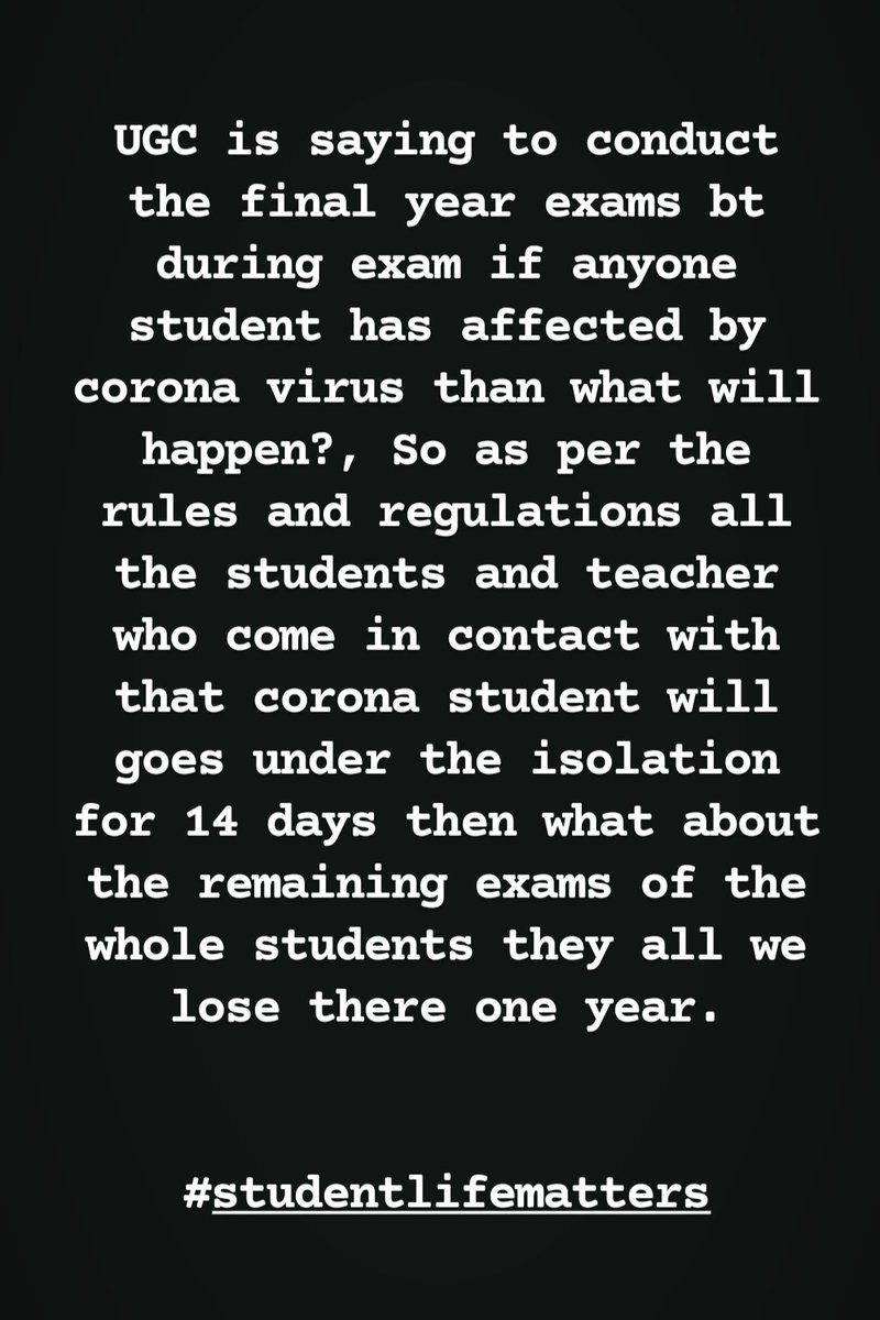 imchigzz's tweet photo. @AUThackeray @meudaysamant @CMOMaharashtra @advocate_alakh
@ToshibSir 
READ THIS AND SEE TO THIS 
#StudentsLivesMatter https://t.co/raVUbYRSSA