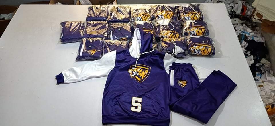 Sweatsuits for the coaches