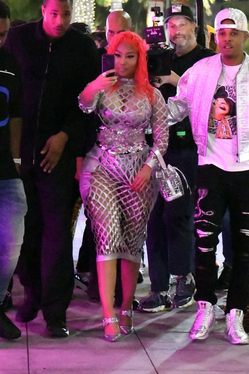 Nicki Minaj 2019 Fendi Collection Launch.