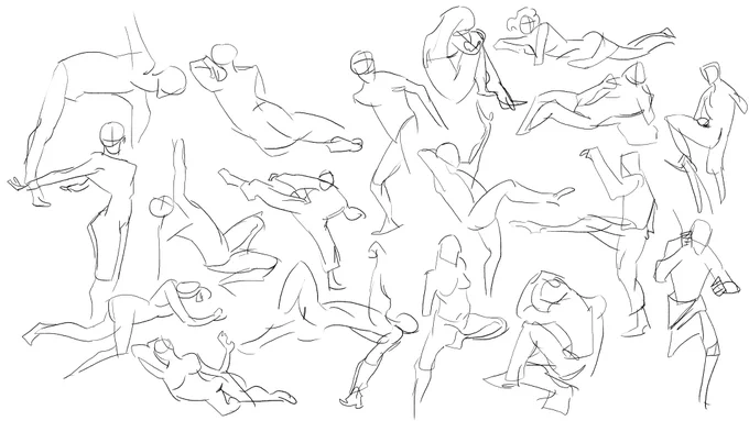 30 sec figure drawings,,,,,, i am trying my best u.u 