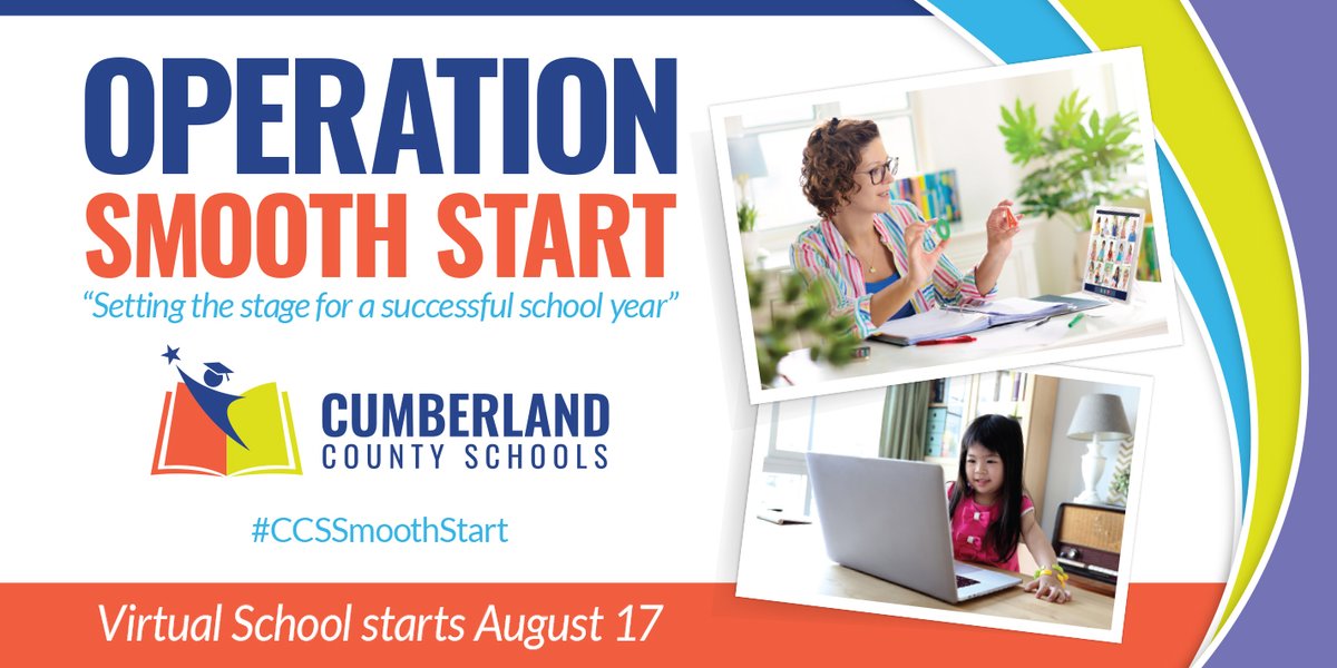 CumberlandCoSch's tweet photo. The first 10 days of school will set the stage for student success this year. Remote teaching and learning are a new normal for all of us. We will continue to learn together, taking advantage of our new remote-learning tools. Learn more at https://t.co/5SMb4XDzHh. #CCSSmoothStart https://t.co/BHw1YVRyTe
