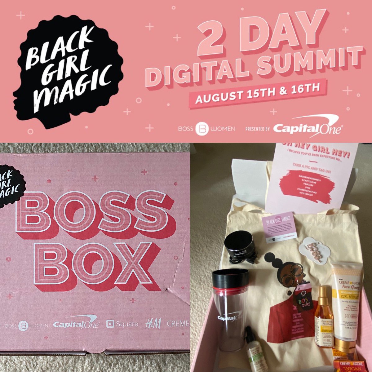 Stef_Collier's tweet photo. #BlackGirlMagic 2 Day Summit @BossWomenMedia @CapitalOne https://t.co/MV44vmwd68