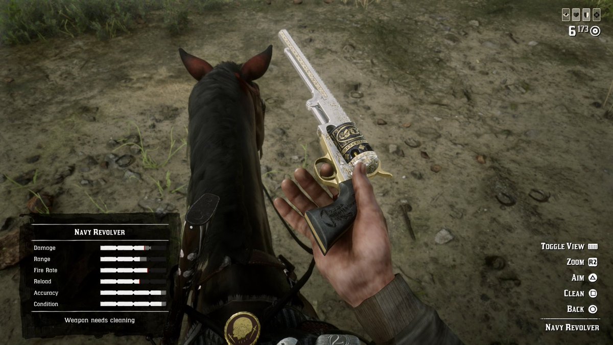 Since Red Harlow’s Scorpion Revolver got confiscated when he got incarcerated in Sisika Penitentiary and it served as a potent memento to his dearly departed father & mother, Nate & Falling Star, it only seems right to replicate it. #RedDeadOnline  #RedDeadRevolver