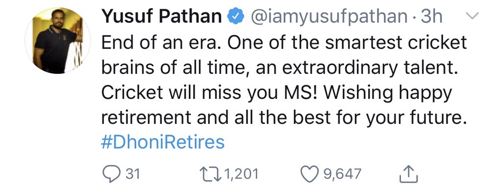 A Thread on MS Dhoni’s Bon voyage Divided by State , Language & politics.. United by  @msdhoni  #ThankYouMSDhoni  #ThankYouMahi