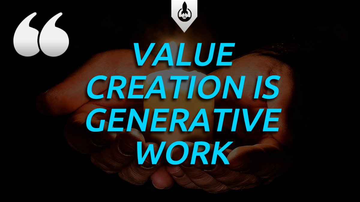 purposemediapro's tweet photo. "Value creation is generative work" vs. value leverage as degenerative
🚀 #neweconomy #change #entrepreneurs https://t.co/iz3zUtlr19