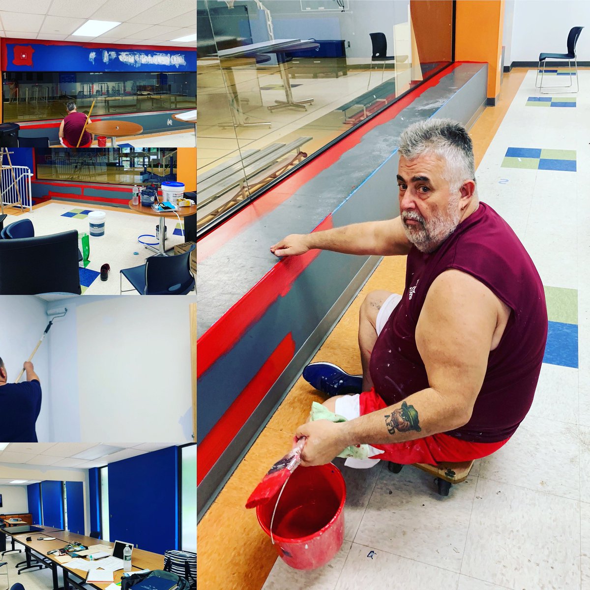ctnorthstars's tweet photo. Sprucing up the Northstars SportsPlex #CTNorthstars #NorthstarsSportsPlex #BeforeShot #RayPuttingInThatWork https://t.co/nlbrDJcf3P