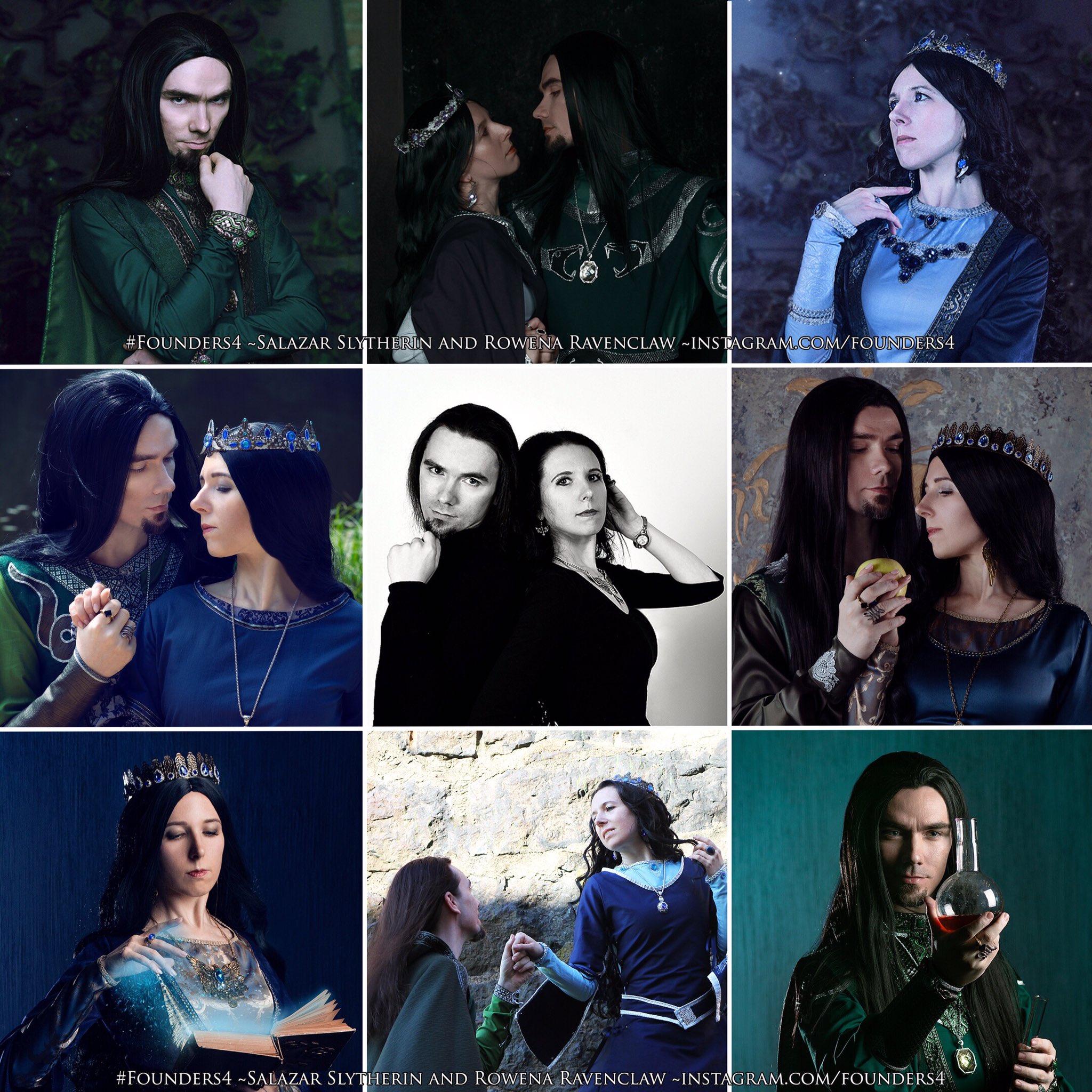❖ White Winter Hymnal Rowena Ravenclaw and Salazar Slytherin