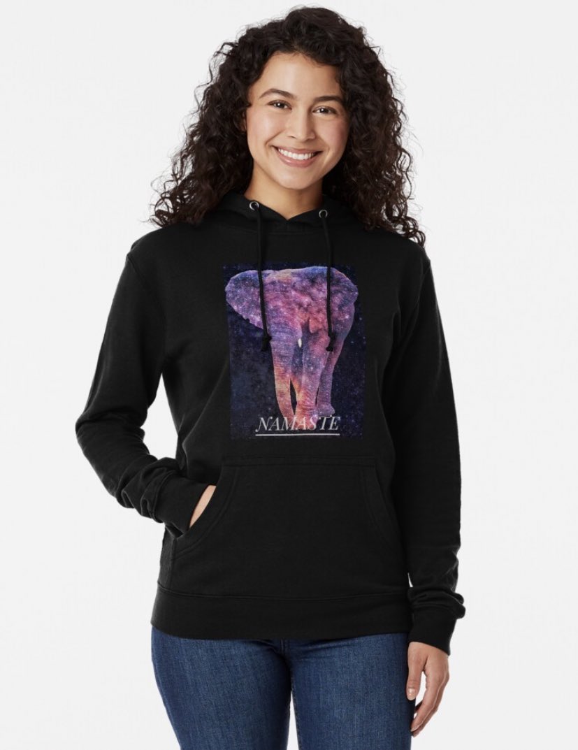 DesignsJmd's tweet photo. Namaste 🐘 

Website: https://t.co/OI8aImZRPm
.
.
.
.
#namaste #elephant #space #stars #yoga #yogai #redbubble #tote #totebag #sweatshirt #colorful #elephants #elephant🐘 #spaceelephants #spacecat #redbubbleartist #purse #animallovers #animals #elephantlover https://t.co/o5FfOkEdgO
