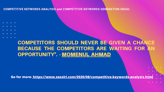seofixup's tweet photo. "Competitors should never be given a chance because the competitors are waiting for an opportunity". - @seofixup
, Go for more- https://t.co/JVHgac1AYr
#competitorsanalysis #competitorsstrategy #competitors #keywordstrategy #keywordsearch #keywordsresearch #keywordanalysis #seo https://t.co/z3tyfbkZby