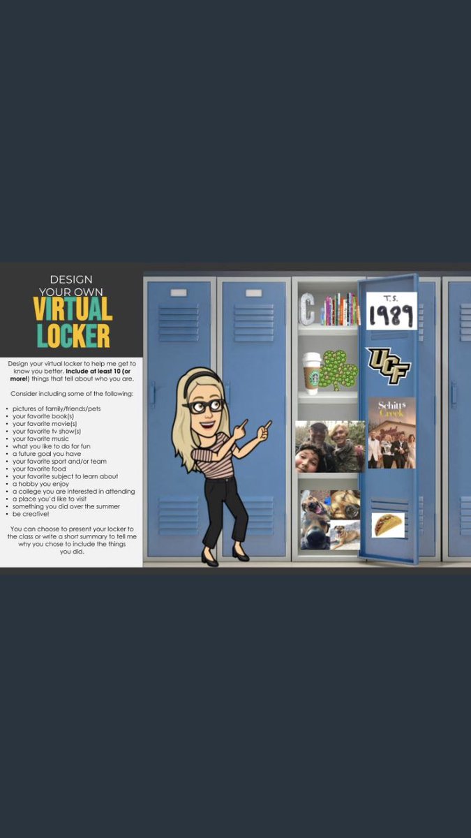 @Chem_Warrior We are going back in person, but I snapped the picture of this idea because I thought it was a great virtual icebreaker if needed… The virtual locker