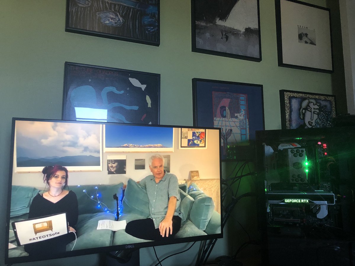 dougwestervelt's tweet photo. Enjoying the At The Edge of the Sofa festival from Portland, Oregon.  #ATEOTSofa @weddingpresent https://t.co/iDmczVCqcf
