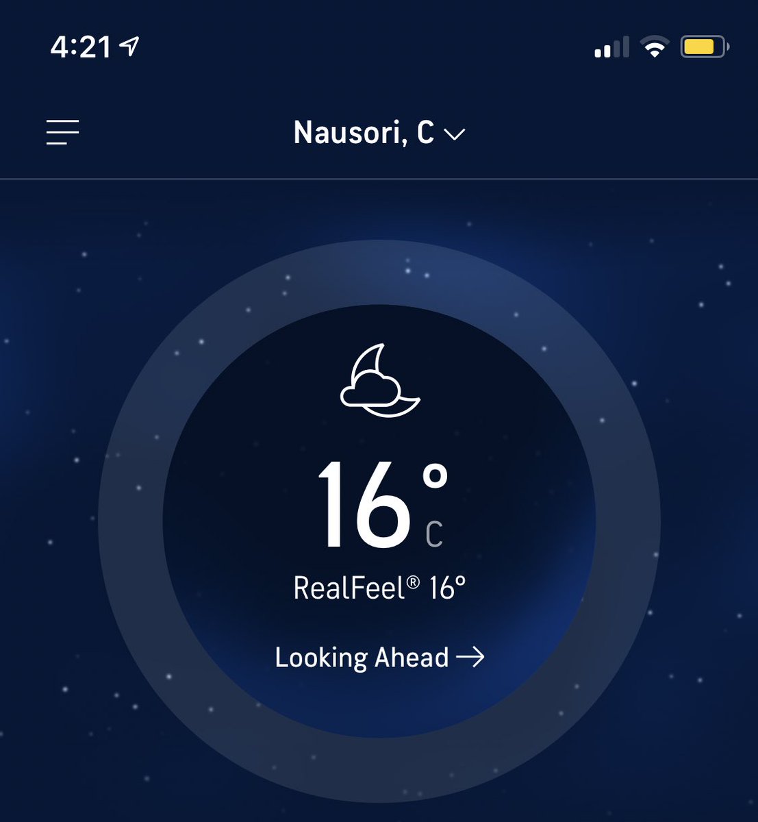angry_kpra's tweet photo. 🌡 4am this morning 🥶#FijiWinter https://t.co/s4E9d85fLg