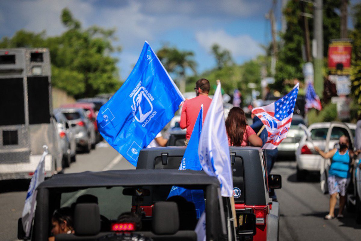 wandavazquezg's tweet photo. ¡Gracias por recibirme #SanLorenzo! En la calle se siente la fuerza de una nueva forma de hacer política. Continuamos en este Rally del Triunfo. ¡Acompáñanos! #HagamosLaDiferencia 💙🇵🇷 https://t.co/SZC5OQRJuA