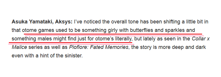 Now, for the biggest offender in this mess, LET'S SPARKLE!!OTOME GAMES ARE SUPPOSED TO BE GIRLY, HAVE BUTTERFLIES AND SPARKLES. OTOME GAMES ARE OF A FEMININE NATURE AIMED AT A FEMALE AUDIENCE FOR THE PURPOSES OF A LEAD FEMALE "GETTING THE GUY".