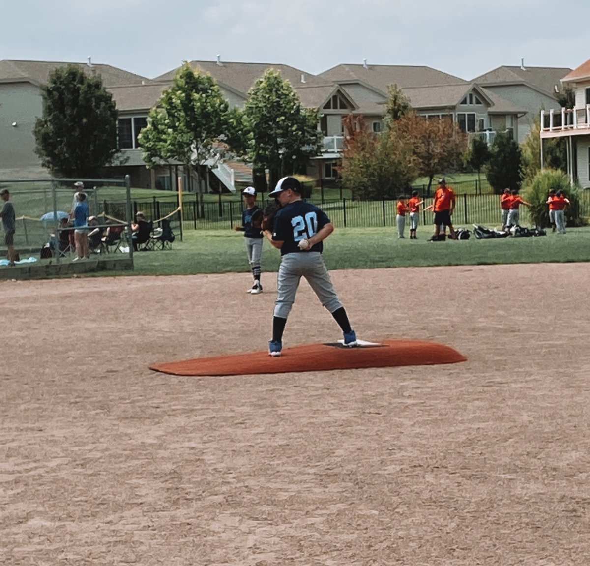 TrishaGrantham5's tweet photo. First Kid Pitch game for this boy⚾️ Lots of learnings to be had😉 #walks #stealingbases #patience #winORlearn #graceindefeat @ag_stl @gatorsba https://t.co/8fYdq8e4mi
