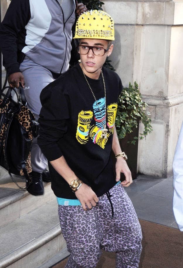 Justin Bieber spotted out, 2013.