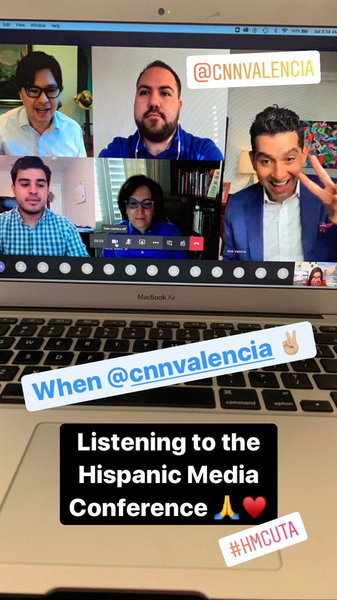 Jocelyne_Pruna's tweet photo. Happy Saturday!! Love listening to other journalists during the Hispanic Media Conference 😊. Thank you @cnnvalencia for being the keynote speaker and thanks to The #Hispanic #Media Initiative for organizing the workshops. #hmcuta 
.
#alwayslearning #alwayslearningalwaysgrowing https://t.co/ZFmbMACiGF
