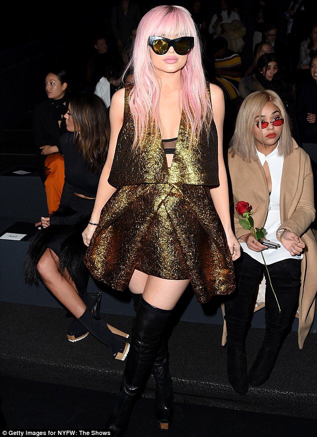Kylie Jenner New York Fashion Week, 2016.
