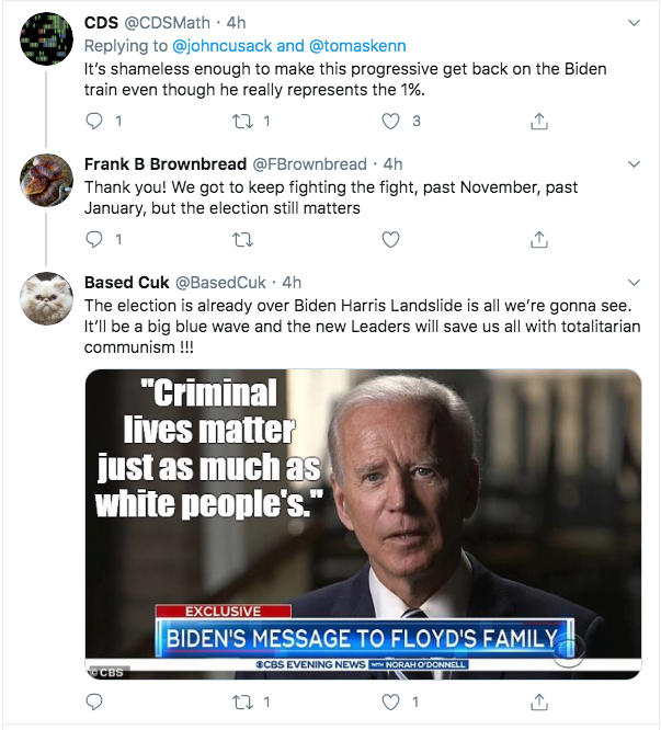 Look at the troll working the mailbox beat.. 'BasedCuk'