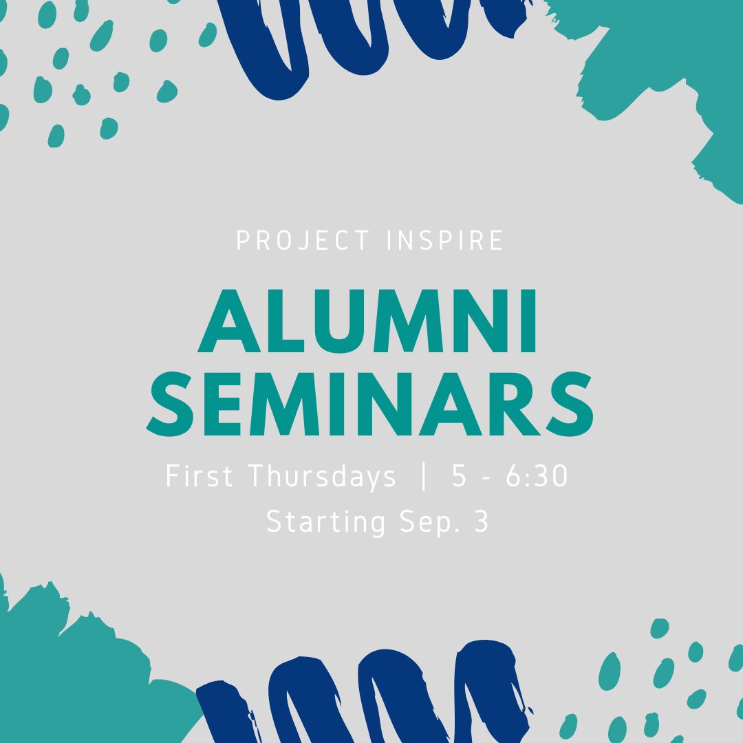 AlumniPi's tweet photo. Join us for our first ever VIRTUAL alumni seminar series every First Thursday. Equity, practical strategies, community building. First seminar September 3rd! https://t.co/qx9NZ57JLQ