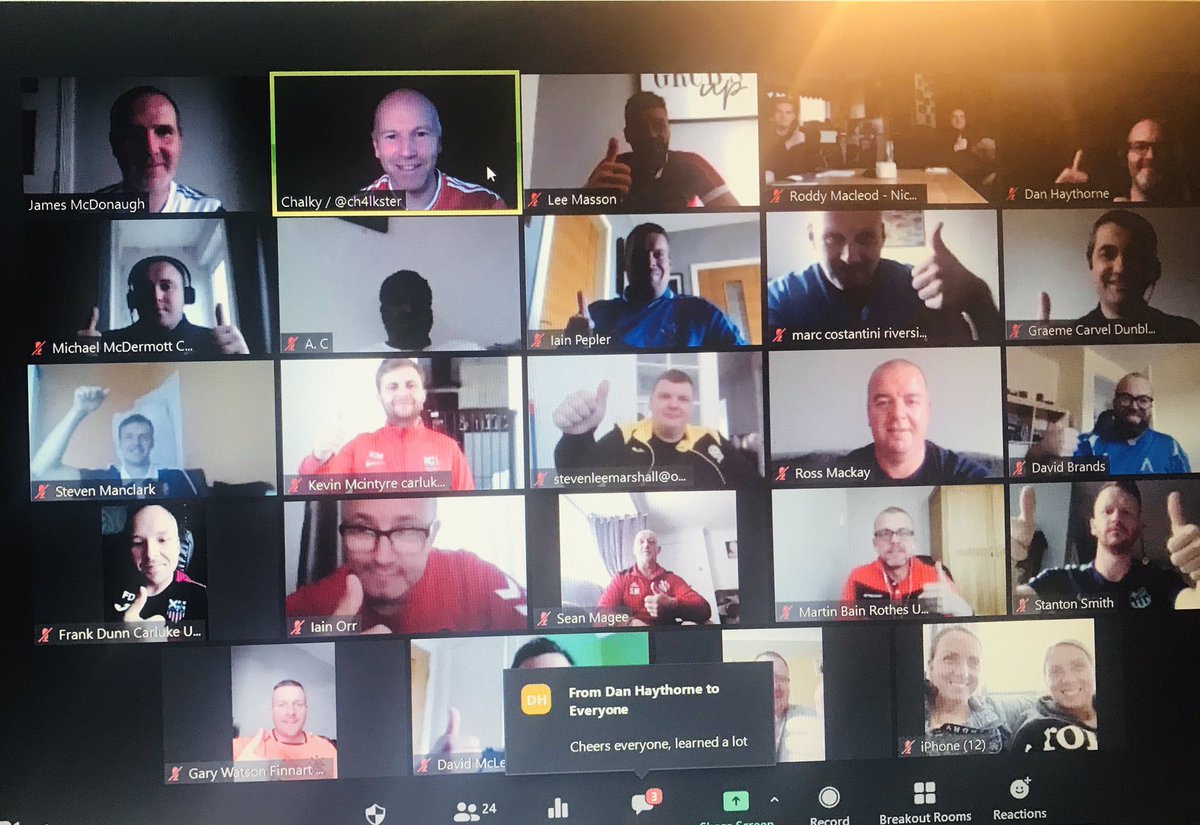 Enjoyed this course <a href="/ch4lkster/">Alan 'Chalky' White</a>! Looking forward to the next one...and the next one, then the next one, then the next one! Cheers! #ScottishFA