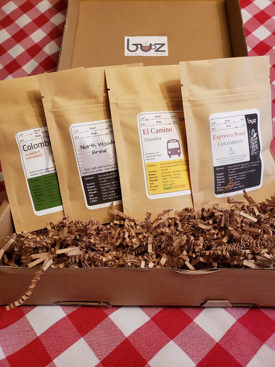 buzzbeanscoffee's tweet photo. Checkout our new coffee box! Contact us today to get yours! #beanbox #coffee #roastedbeans https://t.co/gHF5xlfDvs
